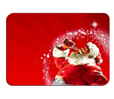 Podkładka Pod Mysz Boże Narodzenie Mikołaj Coca Cola Cieżarówka Nadruk