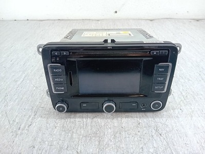 Радіо seat leon ii 5p0035191c 7612032059 фото №1