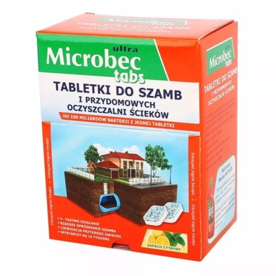 Microbec Ultra Tabletki do szamb 16 x 20 gramów