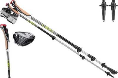 Kije Nordic Walking LEKI TRAVELLER ALU 90-130CM