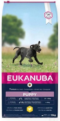 EUKANUBA PUPPY LARGE DLA SZCZENIAKA 15kg