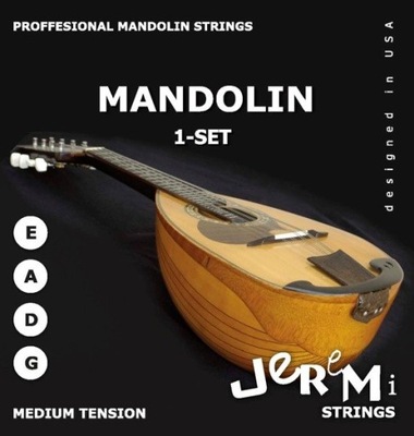 Struny do mandoliny JEREMI komplet
