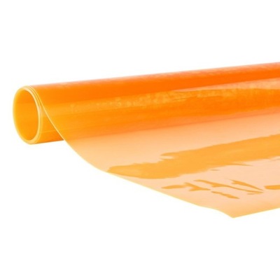Folia fluorescencyjna pomarańczowa PVC 0,8mm 140cm