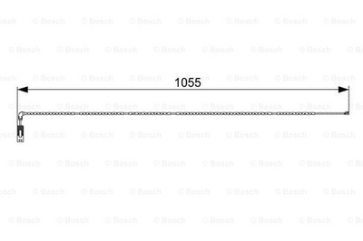 SENSOR DESGASTE ZAPATAS DE FRENADO BOSCH 1-987-473-001  