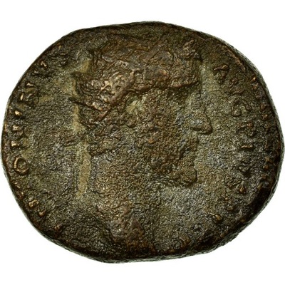 Moneta, Antoninus Pius, Dupondius, VF(30-35), Mied