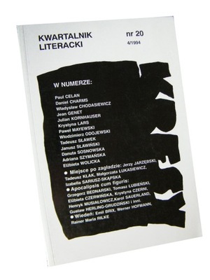 KRESY KWARTALNIK LITERACKI NR 20 4/1994