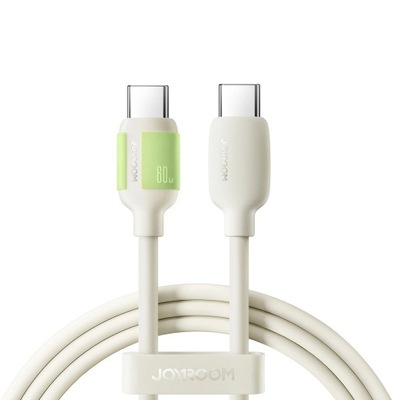 Kabel Joyroom S-A53 60W USB-C - USB-C z fluorescencyjną końcówką 2 m