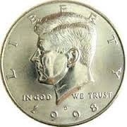 1998 Kennedy Half Dollar Mennica P