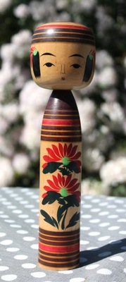 Lalka Kokeshi - Okres Showa Japonia