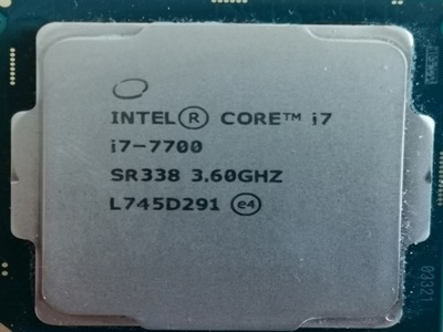 InteL Core i7 7700