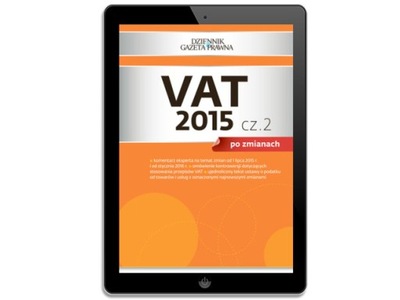 VAT 2015 po zmianach cz. 2