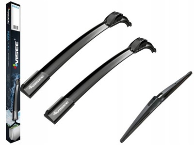 WIPER BLADES VISEE FOR QASHQAI II INFINITI Q60 FRONT REAR  