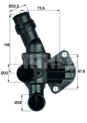 TERMOSTATOS DE AUTOMÓVIL MAHLE TI 6 80  