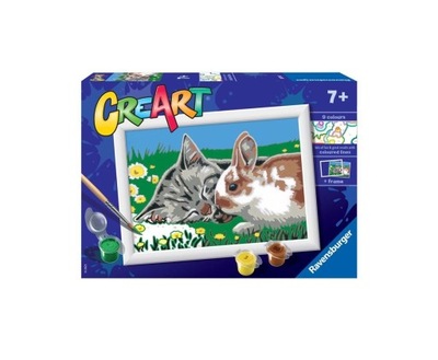 CreArt Malowanie po numerach Kotki na łące 20074
