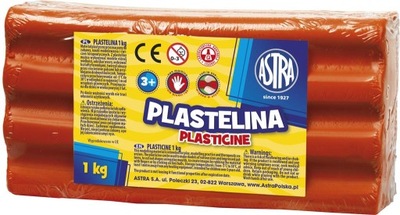 PLASTELINA 1 kg czerwona