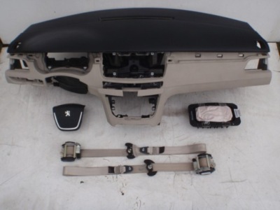 Peugeot 508 beż панель приладів панель приладів консоль подушки безпеки фото №1