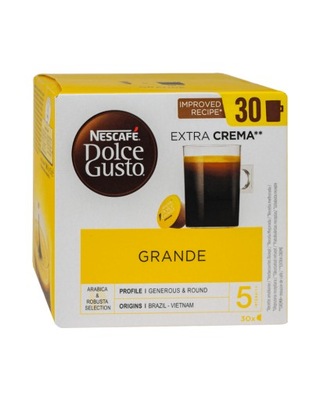 Kawa kapsułki NESCAFE DOLCE GUSTO GRANDE 30 szt