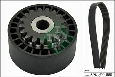 Ina 529 0172 10 набір ремінь клиновий багаторучейковий фото №1