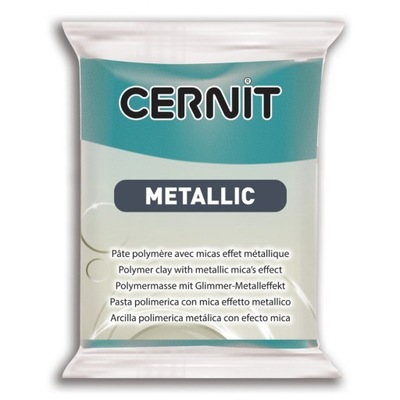 MODELINA CERNIT METALICZNA TURKUSOWA 56G