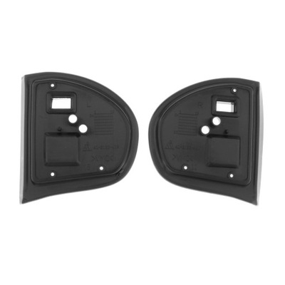 1 paar Exterior Door Mirror Gasket Seals Black 