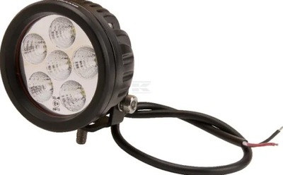 FARO HALÓGENO EN FUNCIONAMIENTO DIODO LUMINOSO LED 18W 1080 LM KRAMP  