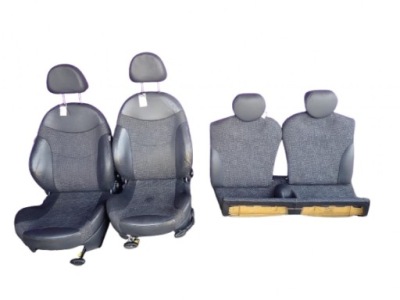 Mini cooper i r50 01- 3d сидіння перед лівий правий заднє сидіння задня напівшкіра kpl eu фото №1