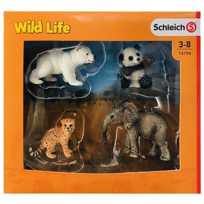 Figurki Młode dzikie zwierzęta Schleich 14794