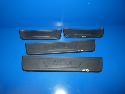 Hyundai ix35 накладки пороговые накладки комплект фото №1