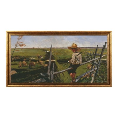 Obraz Jacek Malczewski Wspomnienie młodości 50x100