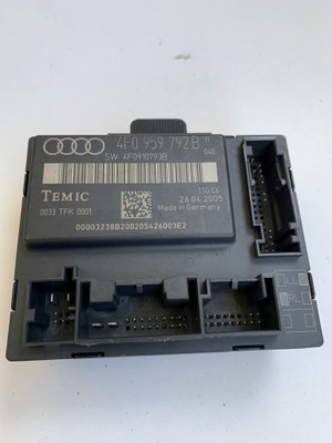 Модуль блок керування двері audi оригінальний номер 4f0959792b фото №1