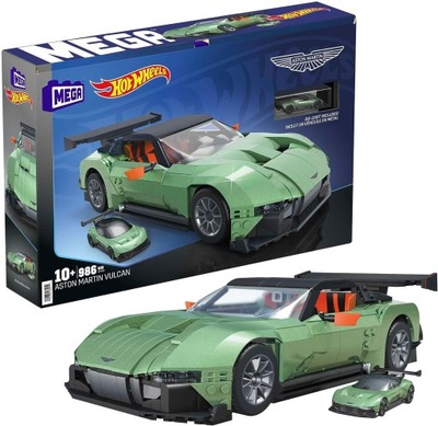 Mega Bloks Hot Wheels Aston Martin Vulcan HMY97