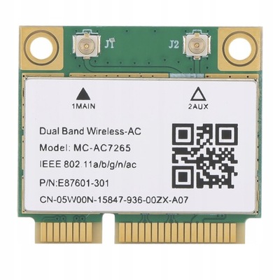 Karta sieciowa PCI-E MC-AC7265 mini PCI-E