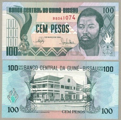 Gwinea Bissau 100 Pesos 1990 P-11 UNC