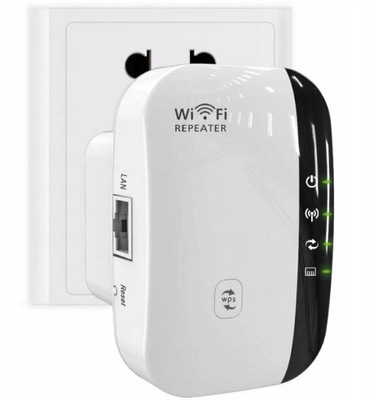 Wzmacniacz sygnału Wi-Fi Wireless-N WZMACNIACZ SYGNAŁU WIFI REPEATER