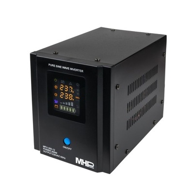 Zasilacz MHPower MPU-300-12, UPS, 300W, czysty sinus, 12V