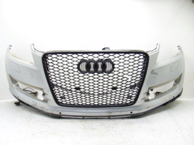 Бампер перед передній audi q7 4l колір ly7w ксенон фото №1
