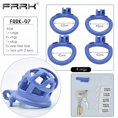 FRRK 35mm Big Chastity Cage for Male Bondage