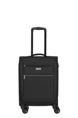 Walizka Travelite VALENCIA Czarna Kabinowa 55cm