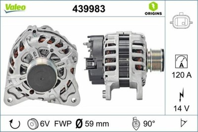 ALTERNADOR VALEO ORIGINS NUEVO 439983  