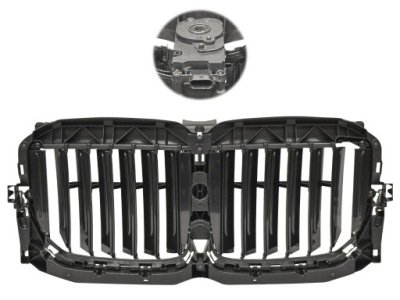 Bmw x7 g07 2019- решітка радіатора підсилювач 51749465348 фото №1