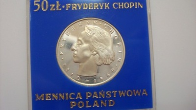 Moneta 50 zł Chopin 1972