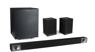 Klipsch Cinema 600 SOUNDBAR 5.1 SYSTEM 660W Kino Domowe 5.1 Głośniki