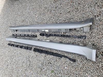 Bmw 7 f02 long молдинг накладка порог правая левая a52 фото №1