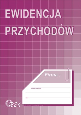 Ewidencja przychodów Michalczyk i Prokop zeszyt A4 R2 R2h 40 str.