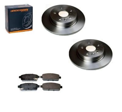 Гальмівні диски гальмівні колодки chevrolet trax 2012- задня 268mm kpl. фото №1