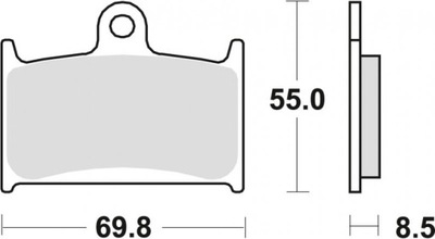 TRW КОЛОДКИ ТОРМОЗНЫЕ SUZUKI GSXR 750 88-93, GSXR 1100 , TRIUMPH DAYTONA 955