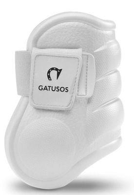 Ochraniacze skokowe GATUSOS DELUXE tył białe XL