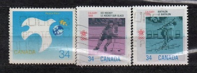 Kanada--1986 Mi 1010-12