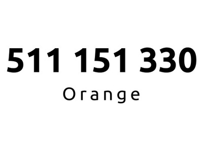 511-151-330 | Starter Orange (15 13 30) #I