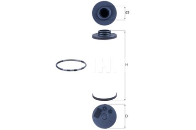 MAHLE FILTRAS HIDRAULINIS AUTOMAT.SKB AUDI PORS 